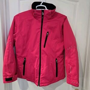 Obermeyer Hot Pink Ski Jacket Womens Size 12 Coat Snowboard